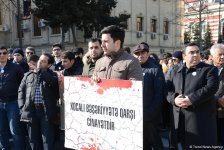 Nationwide march on 25th anniversary of Khojaly genocide held in Baku (PHOTO)