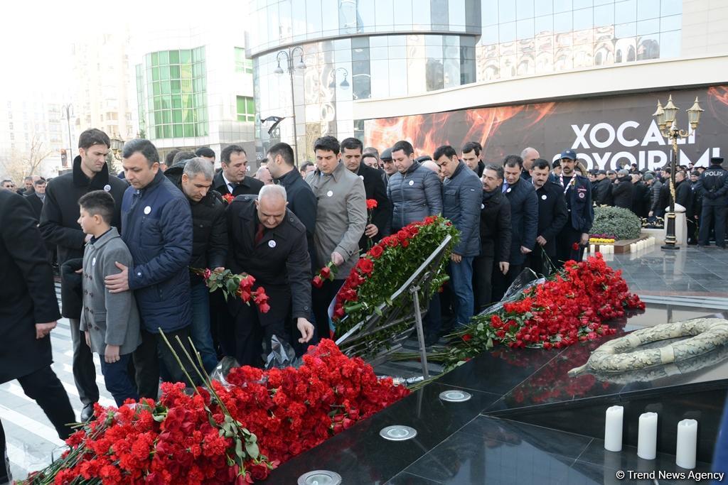 Nationwide march on 25th anniversary of Khojaly genocide held in Baku (PHOTO)
