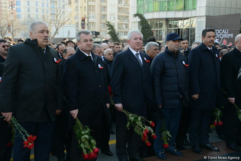 Nationwide march on 25th anniversary of Khojaly genocide held in Baku (PHOTO)