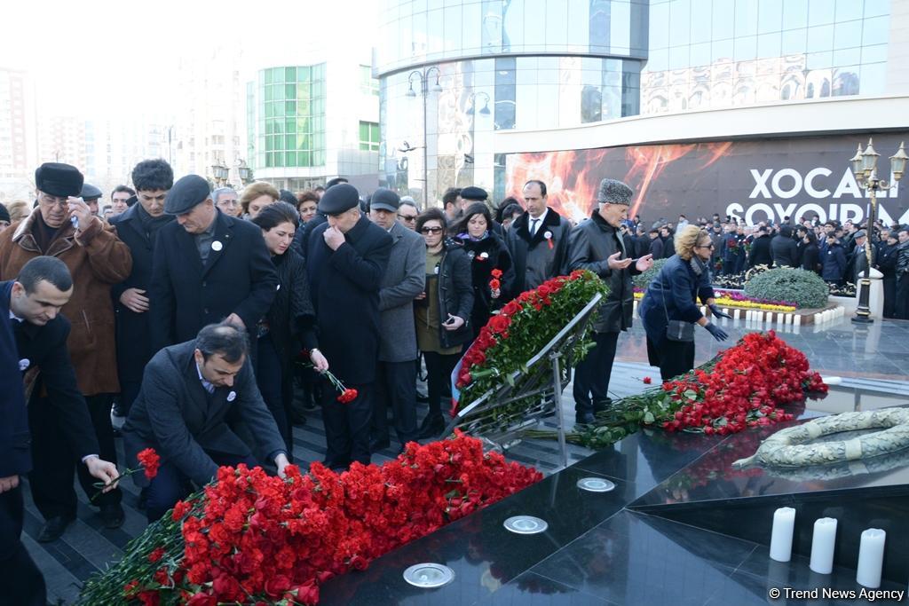Nationwide march on 25th anniversary of Khojaly genocide held in Baku (PHOTO)