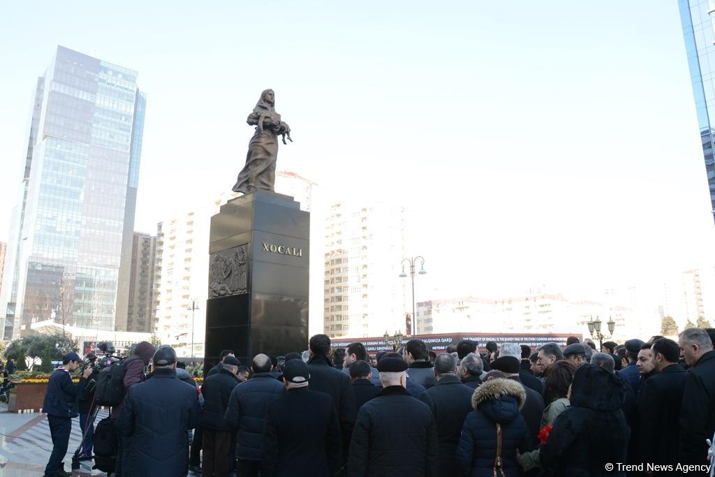 Nationwide march on 25th anniversary of Khojaly genocide held in Baku (PHOTO)