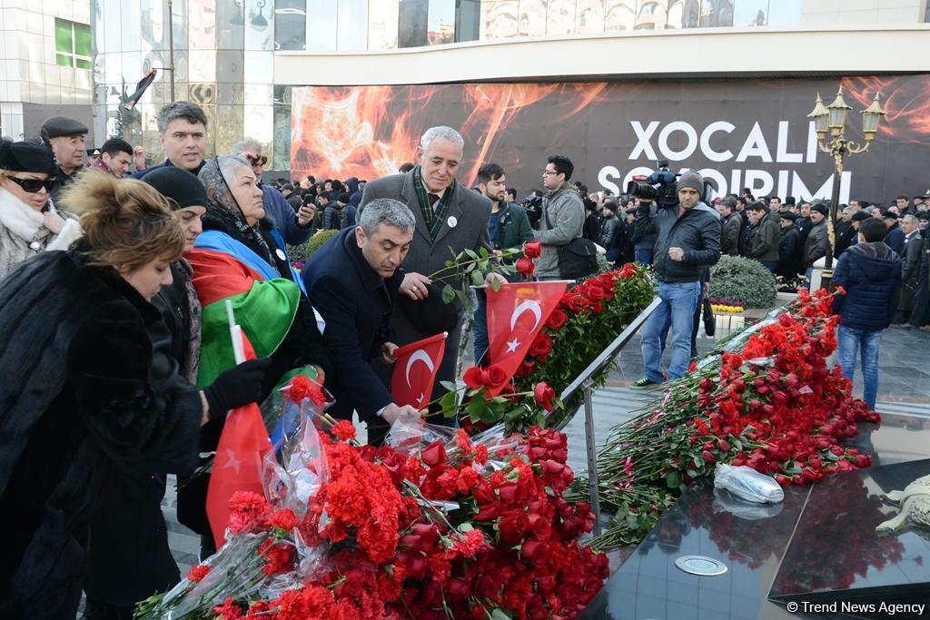 Nationwide march on 25th anniversary of Khojaly genocide held in Baku (PHOTO)
