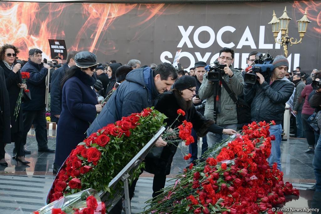 Nationwide march on 25th anniversary of Khojaly genocide held in Baku (PHOTO)