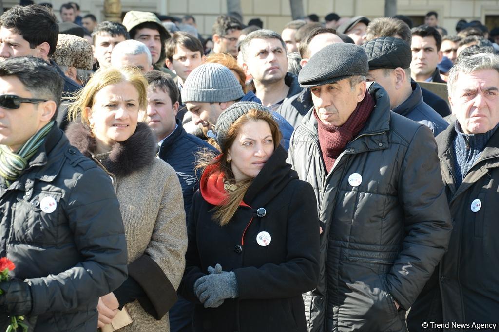 Nationwide march on 25th anniversary of Khojaly genocide held in Baku (PHOTO)
