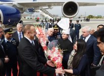 Ilham Aliyev in Pakistan for Summit of the Economic Cooperation Organization (PHOTO)