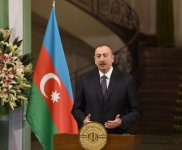 Azerbaijani, Iranian presidents make press statements (PHOTO)