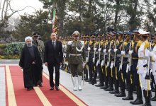Official welcome ceremony held for Ilham Aliyev in Tehran (PHOTO)