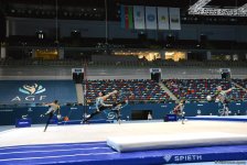 Training session held for FIG World Cup in Baku (PHOTO)