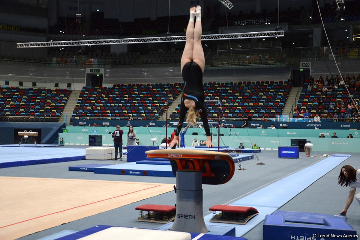 Training session held for FIG World Cup in Baku (PHOTO)