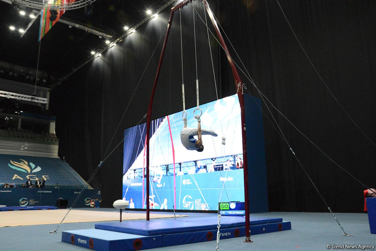 Training session held for FIG World Cup in Baku (PHOTO)
