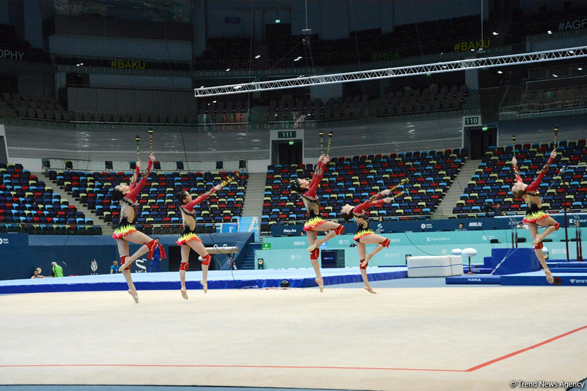 Training session held for FIG World Cup in Baku (PHOTO)