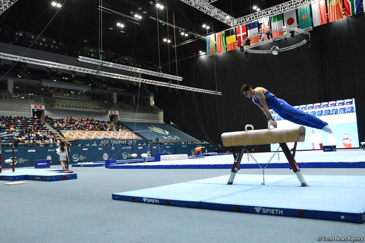 Training session held for FIG World Cup in Baku (PHOTO)