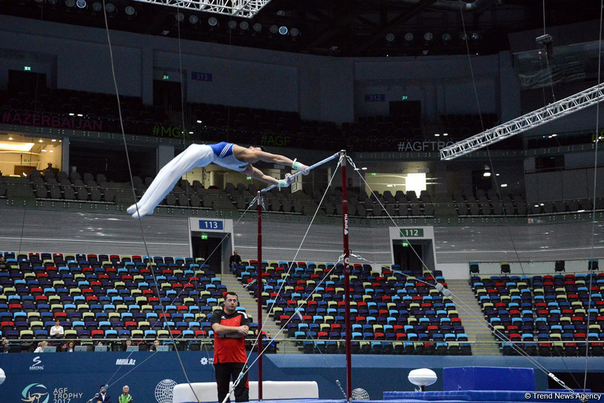 Training session held for FIG World Cup in Baku (PHOTO)