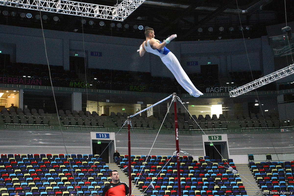 Training session held for FIG World Cup in Baku (PHOTO)