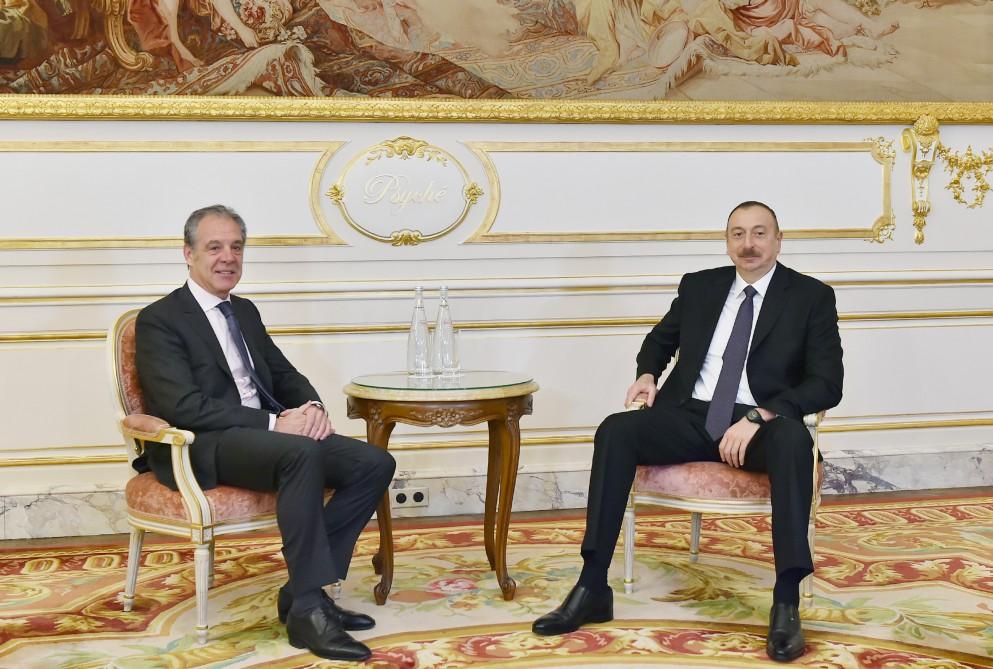 Ilham Aliyev meets CIFAL Group CEO in France (PHOTO)