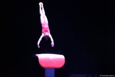 Podium training starts for Baku World Cup in artistic gymnastics (PHOTO)