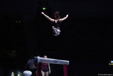 Podium training starts for Baku World Cup in artistic gymnastics (PHOTO)