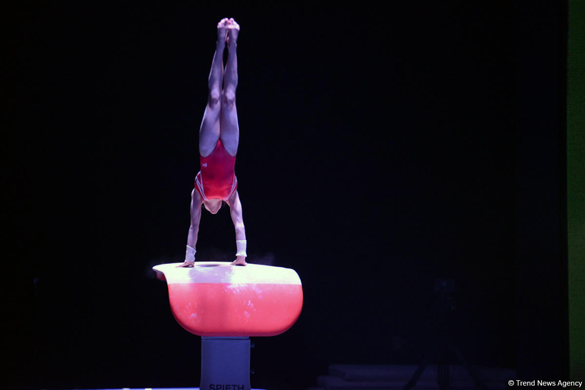 Podium training starts for Baku World Cup in artistic gymnastics (PHOTO)