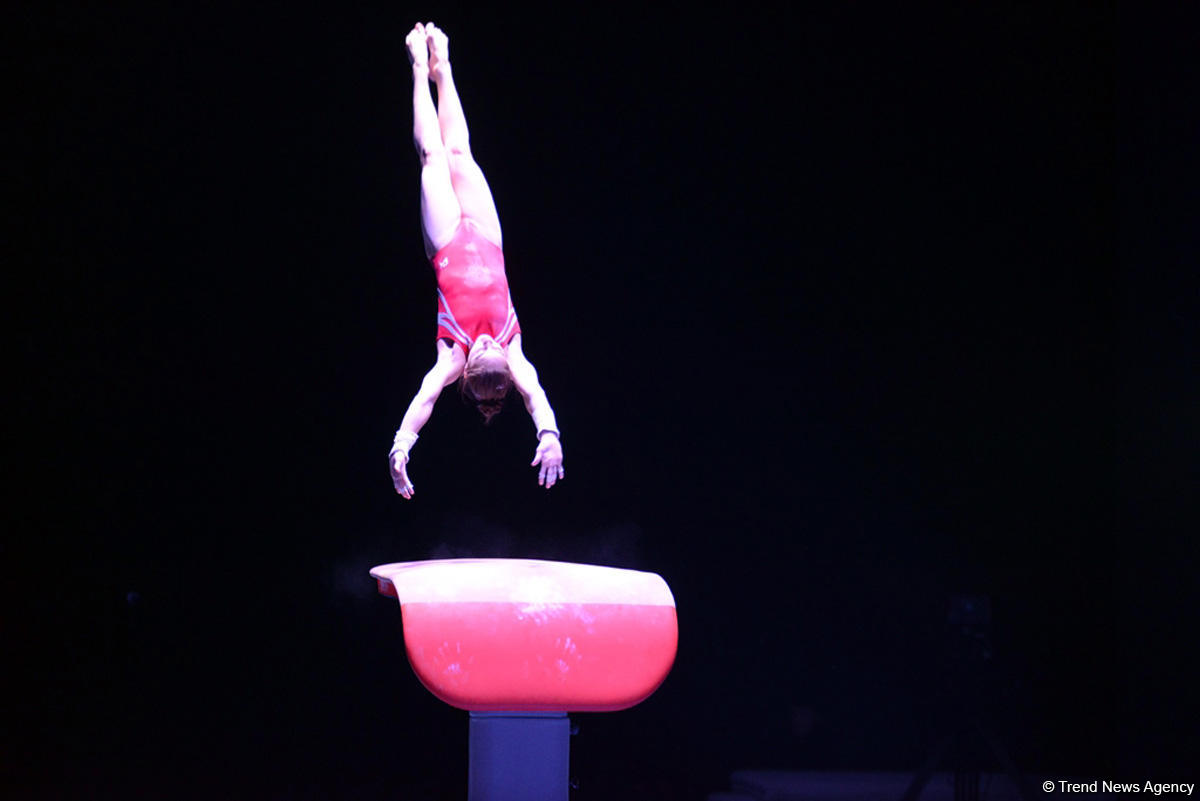 Podium training starts for Baku World Cup in artistic gymnastics (PHOTO)