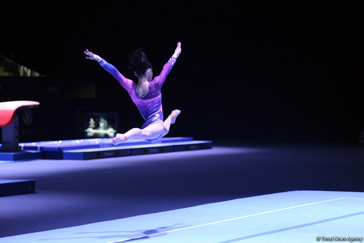 Podium training starts for Baku World Cup in artistic gymnastics (PHOTO)