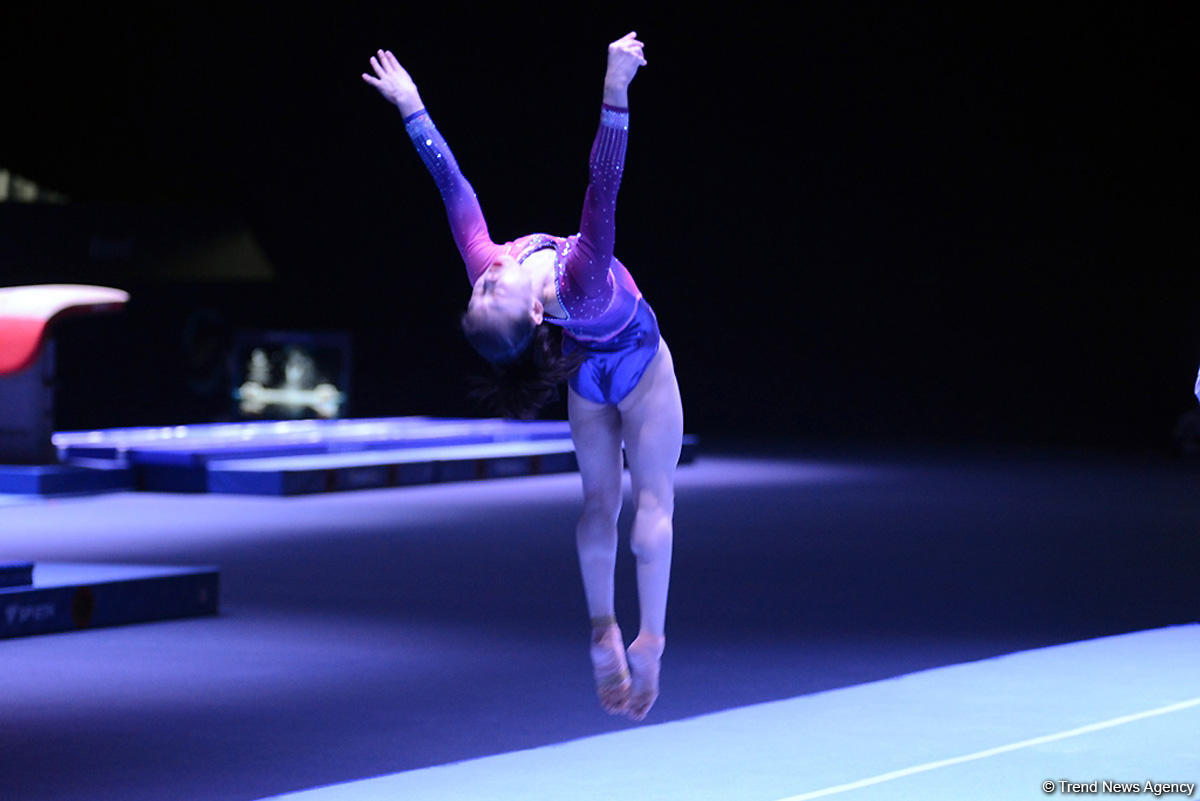 Podium training starts for Baku World Cup in artistic gymnastics (PHOTO)