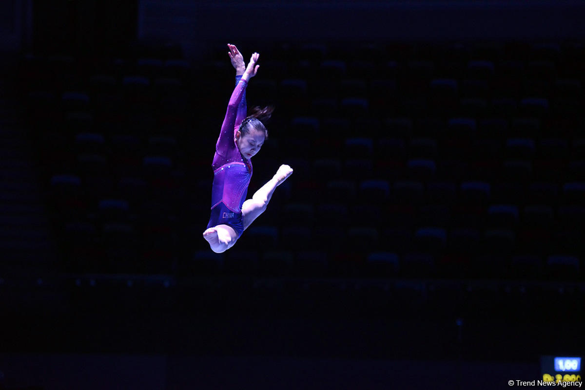 Podium training starts for Baku World Cup in artistic gymnastics (PHOTO)