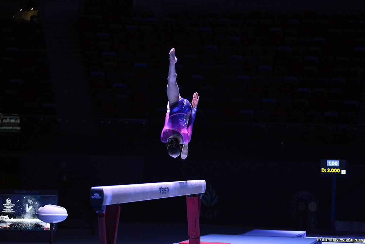 Podium training starts for Baku World Cup in artistic gymnastics (PHOTO)