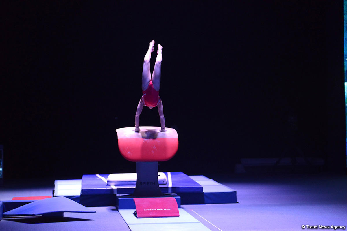 Podium training starts for Baku World Cup in artistic gymnastics (PHOTO)