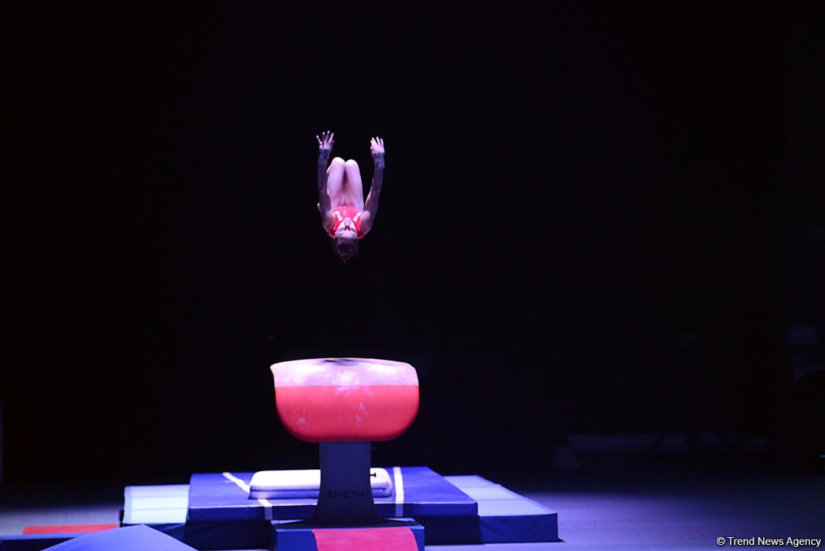 Podium training starts for Baku World Cup in artistic gymnastics (PHOTO)