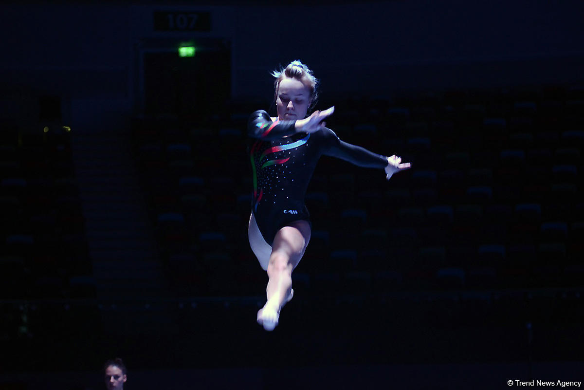 Podium training starts for Baku World Cup in artistic gymnastics (PHOTO)