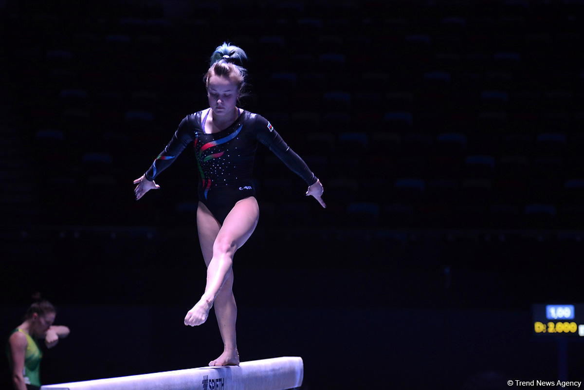 Podium training starts for Baku World Cup in artistic gymnastics (PHOTO)