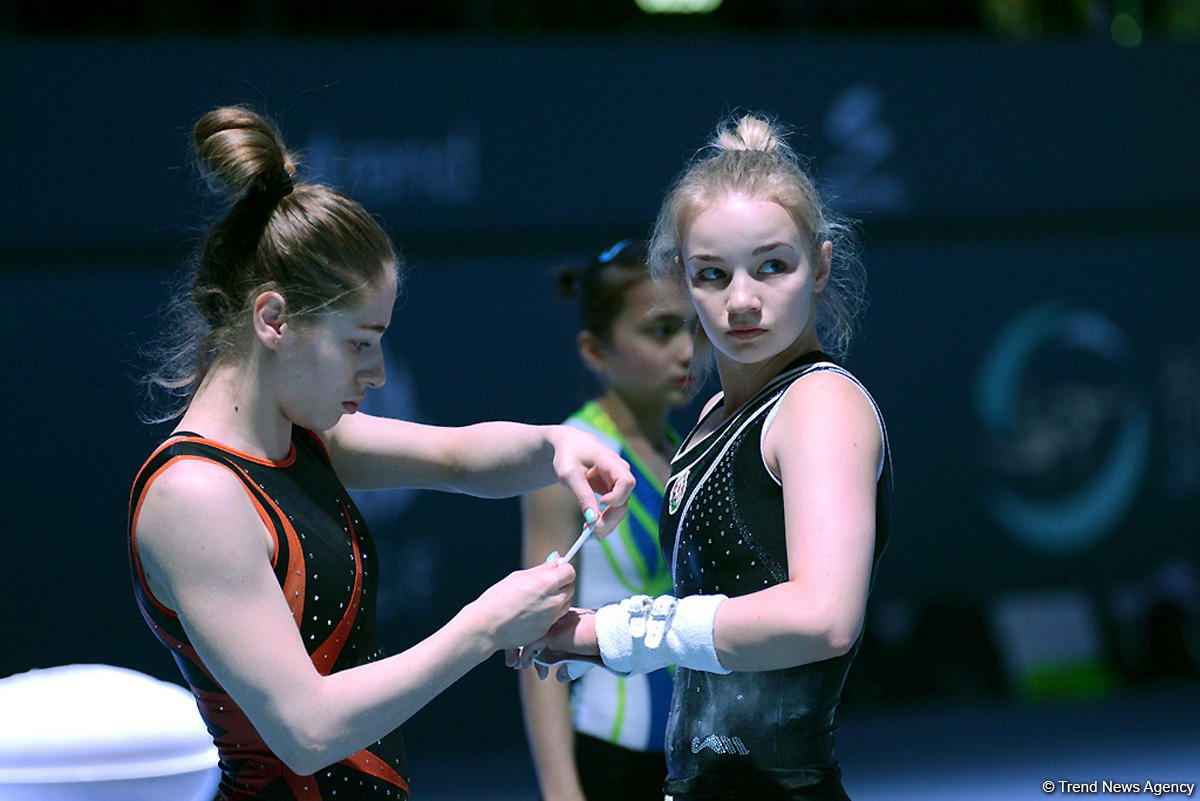 Podium training starts for Baku World Cup in artistic gymnastics (PHOTO)