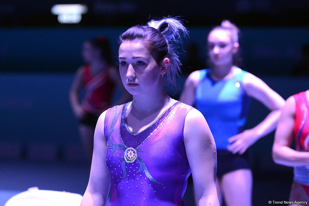Podium training starts for Baku World Cup in artistic gymnastics (PHOTO)