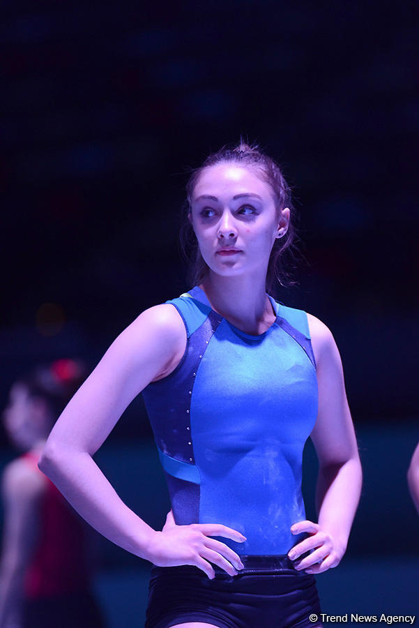 Podium training starts for Baku World Cup in artistic gymnastics (PHOTO)