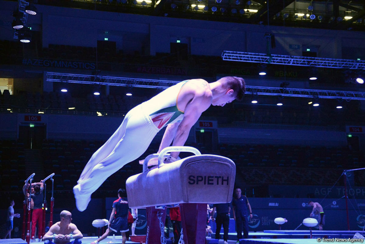 Podium training starts for Baku World Cup in artistic gymnastics (PHOTO)