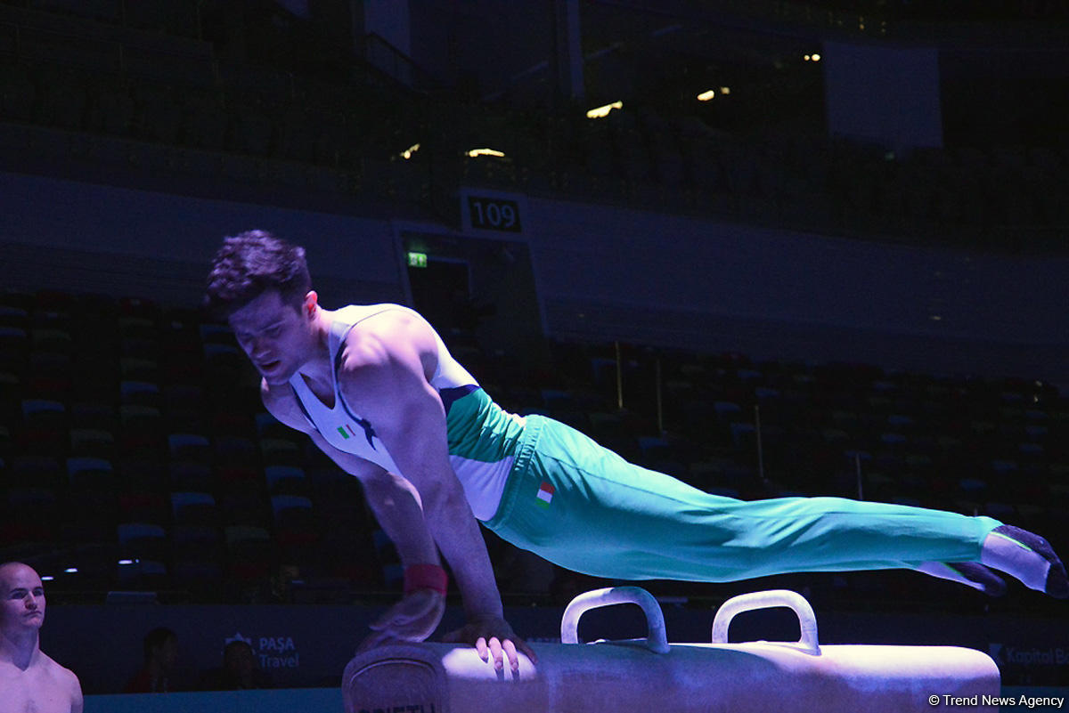 Podium training starts for Baku World Cup in artistic gymnastics (PHOTO)