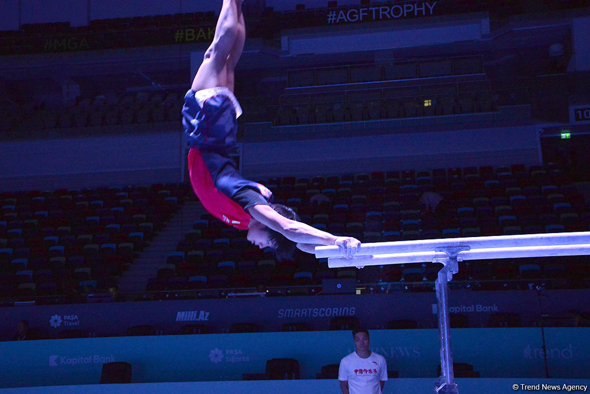 Podium training starts for Baku World Cup in artistic gymnastics (PHOTO)