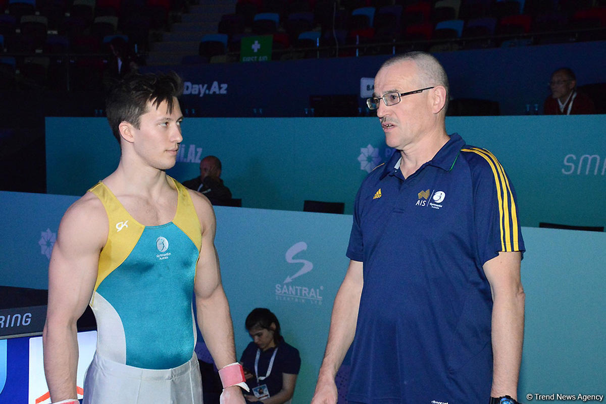 Podium training starts for Baku World Cup in artistic gymnastics (PHOTO)