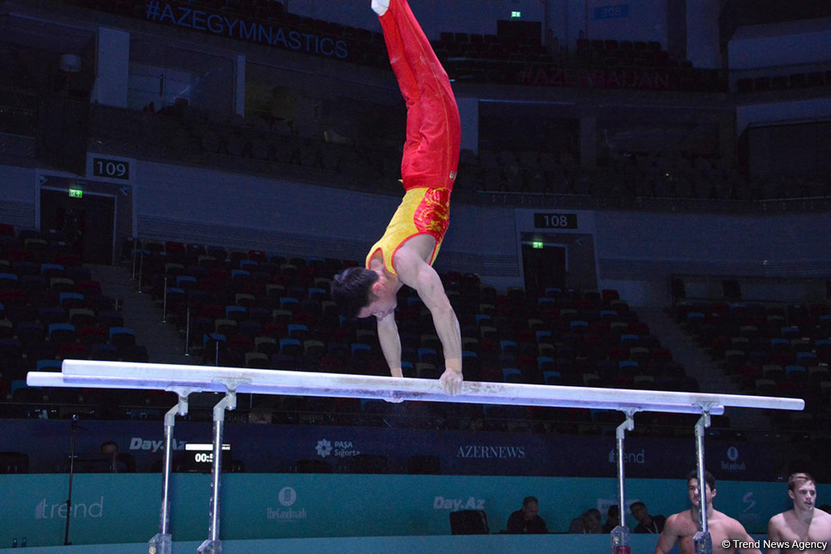 Podium training starts for Baku World Cup in artistic gymnastics (PHOTO)