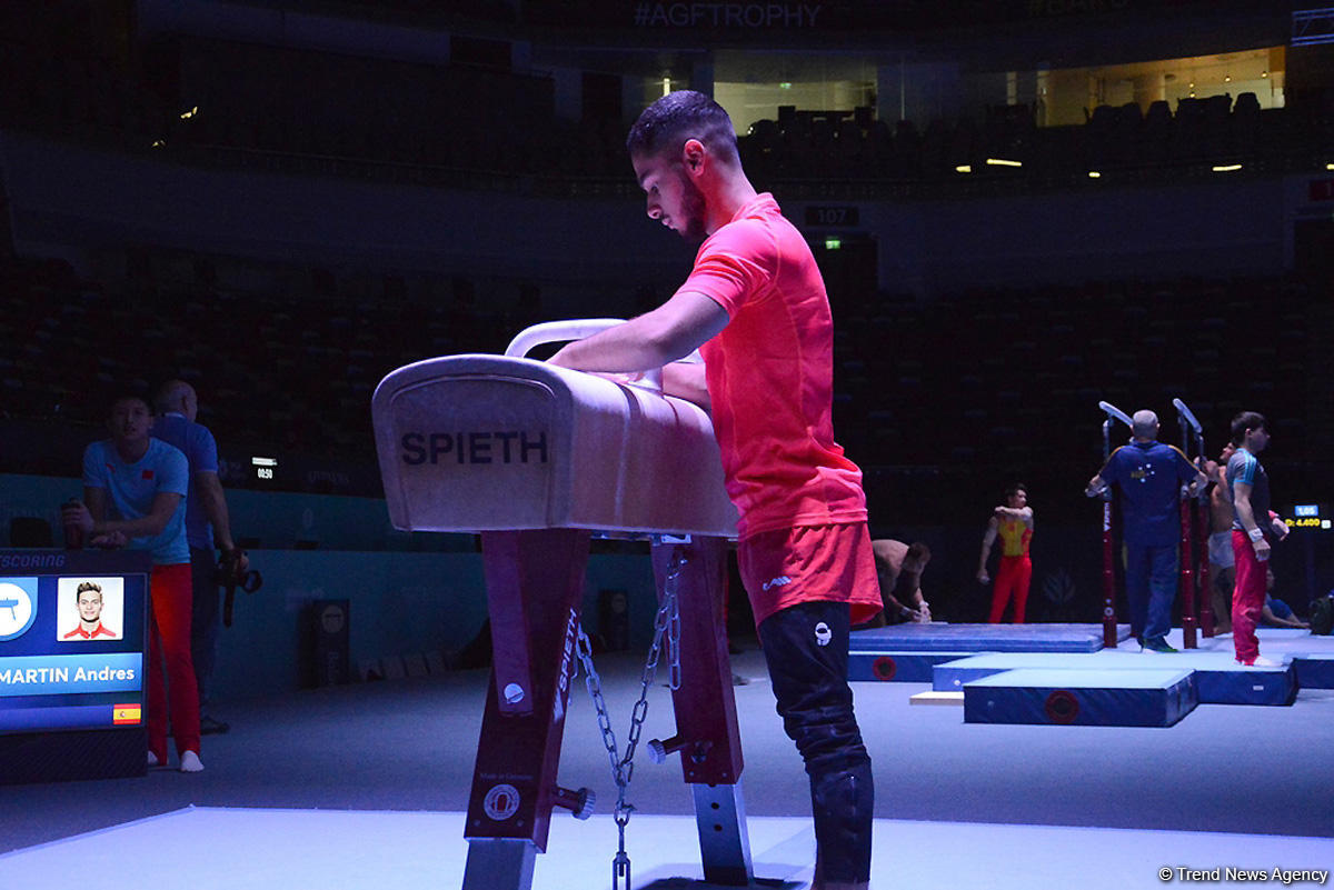 Podium training starts for Baku World Cup in artistic gymnastics (PHOTO)