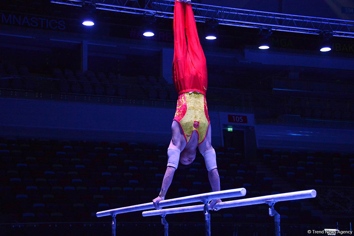 Podium training starts for Baku World Cup in artistic gymnastics (PHOTO)