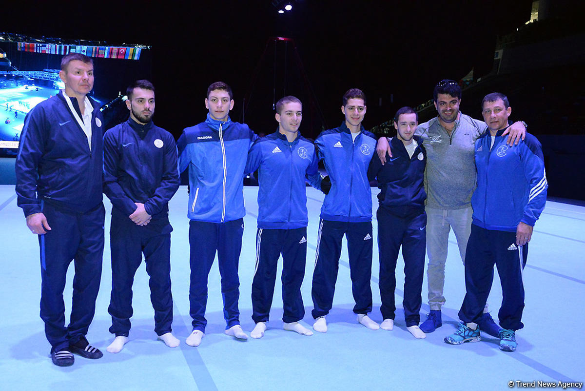Podium training starts for Baku World Cup in artistic gymnastics (PHOTO)