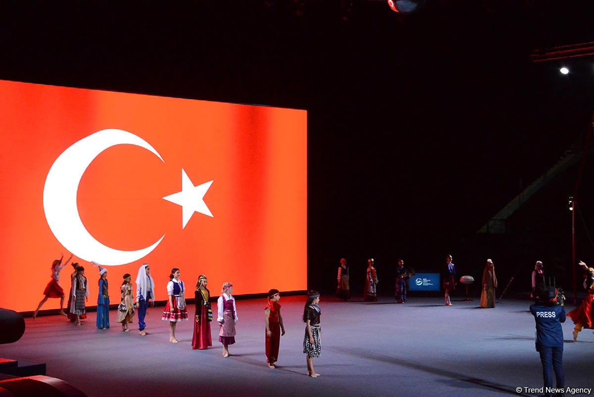 Baku hosts opening ceremony for FIG World Cup (PHOTO)