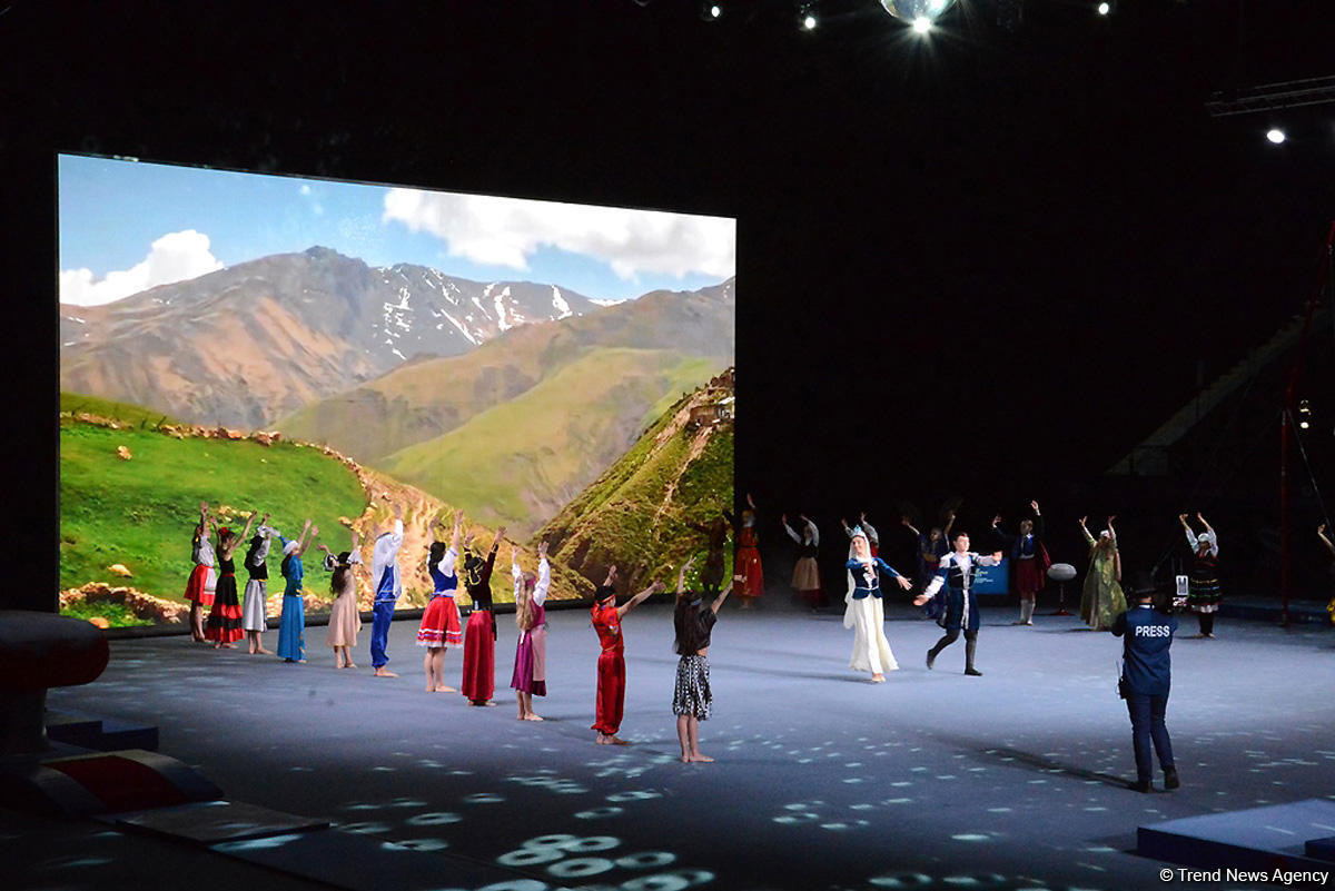 Baku hosts opening ceremony for FIG World Cup (PHOTO)