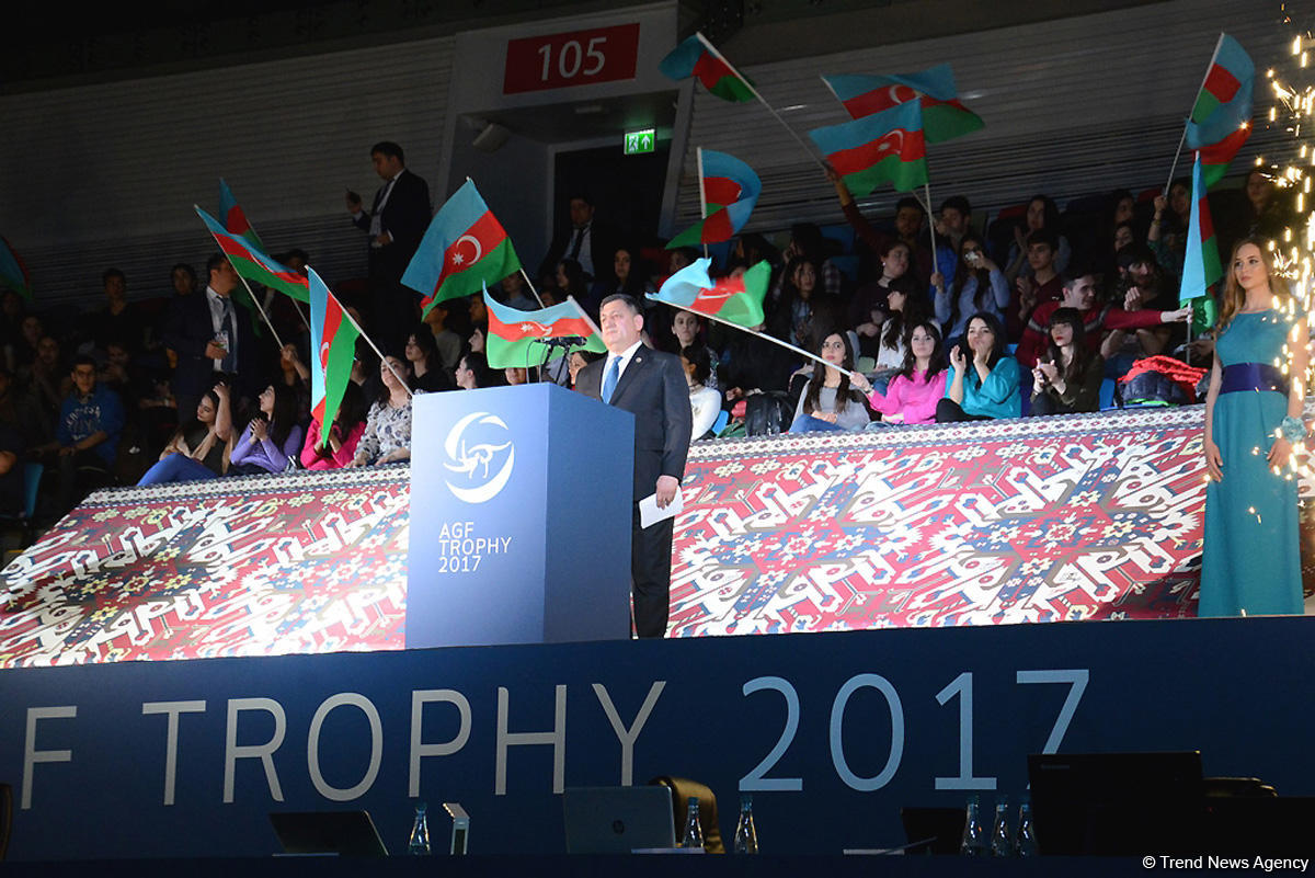 Baku hosts opening ceremony for FIG World Cup (PHOTO)