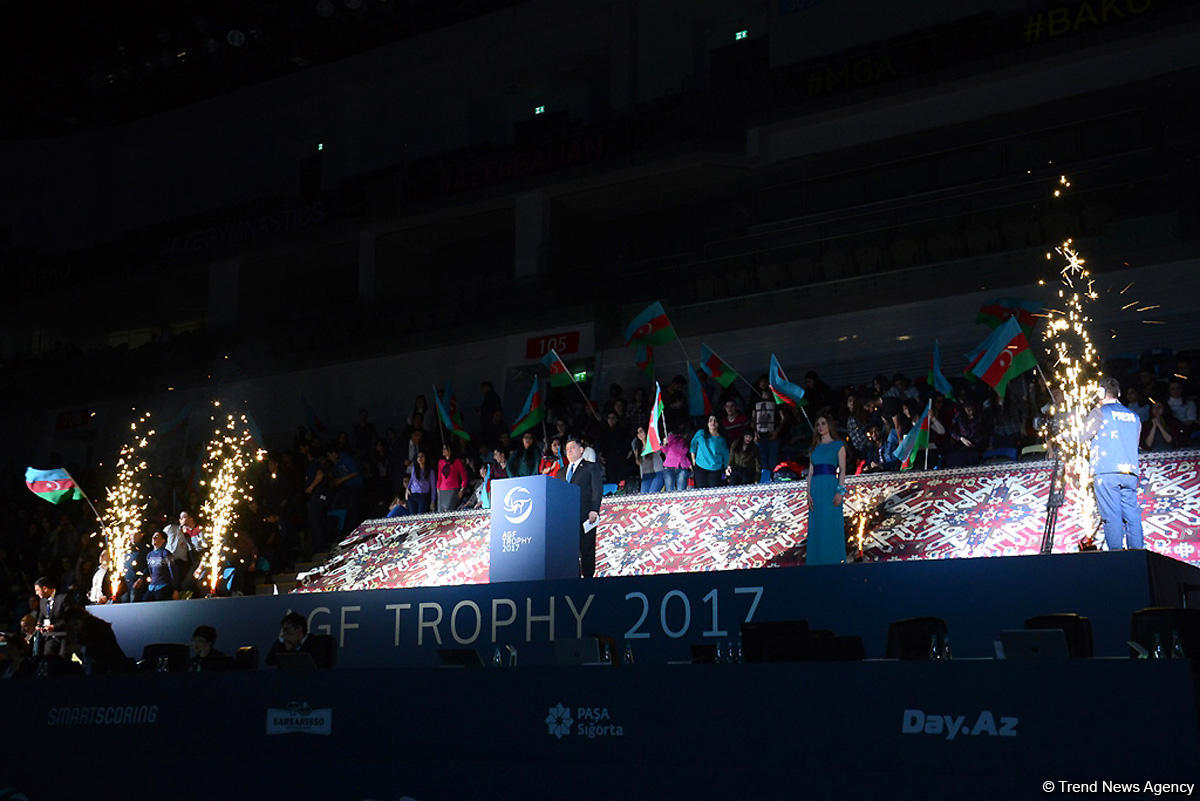 Baku hosts opening ceremony for FIG World Cup (PHOTO)