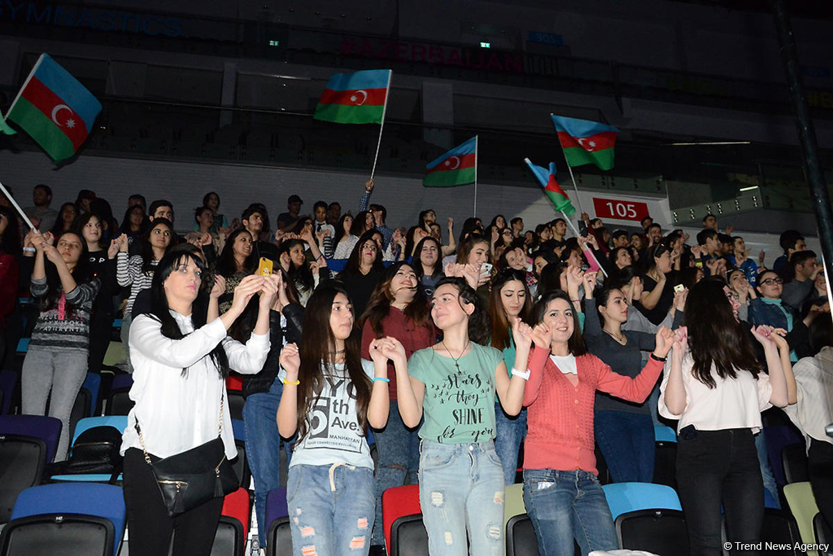 Baku hosts opening ceremony for FIG World Cup (PHOTO)