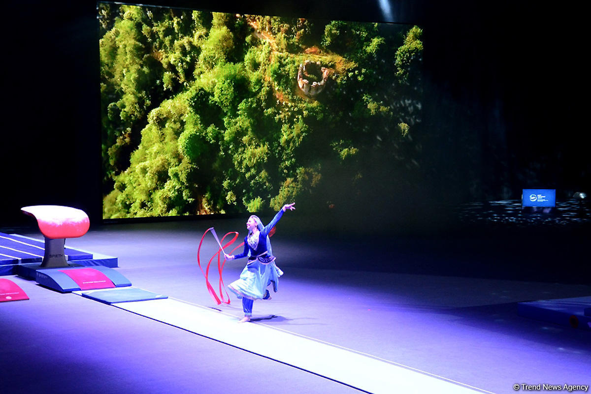 Baku hosts opening ceremony for FIG World Cup (PHOTO)