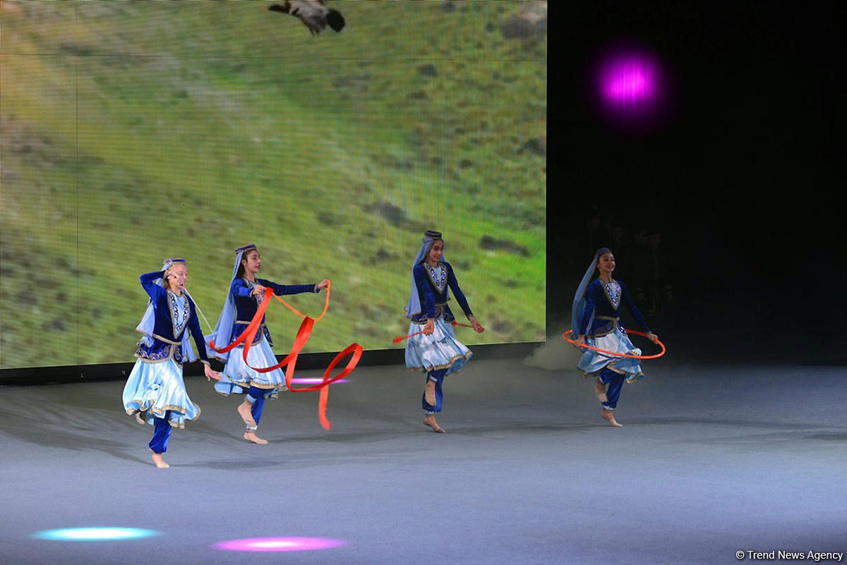 Baku hosts opening ceremony for FIG World Cup (PHOTO)