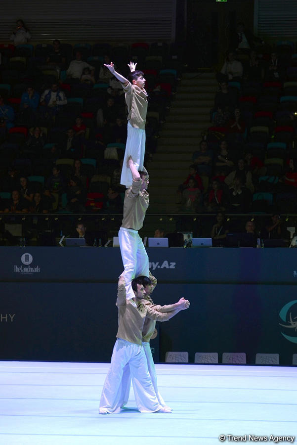 Baku hosts opening ceremony for FIG World Cup (PHOTO)